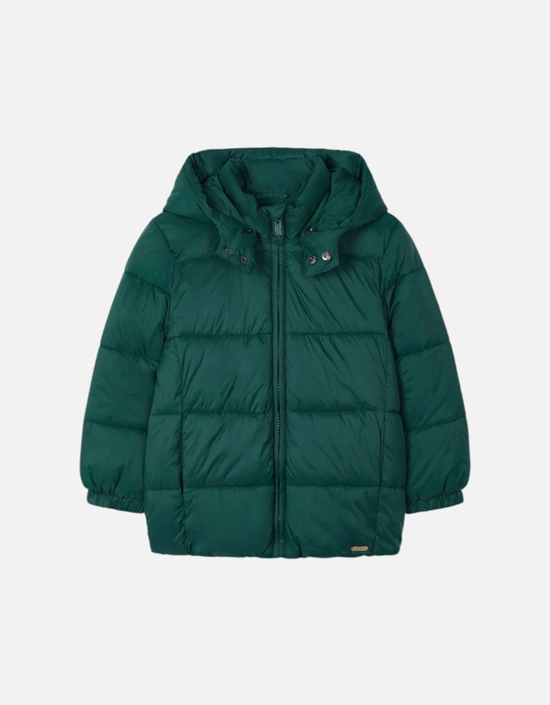 Bright Green Puffer Coat