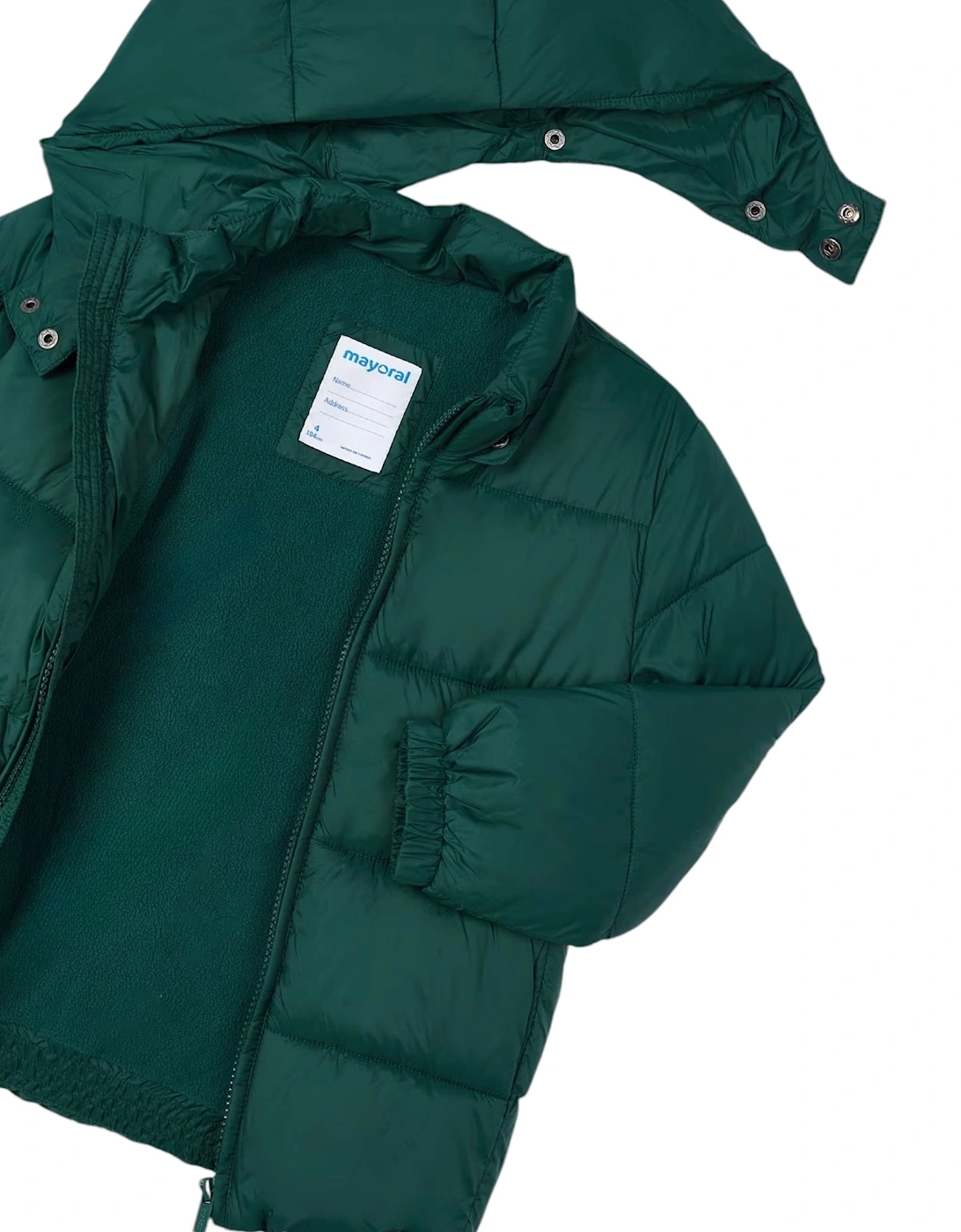 Bright Green Puffer Coat