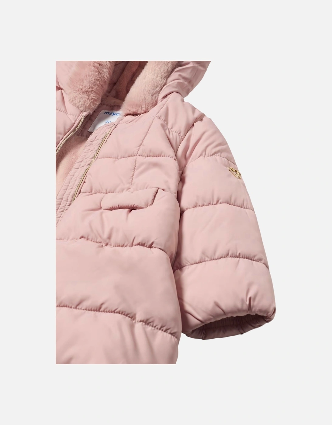 Pink Blush Puffer Coat