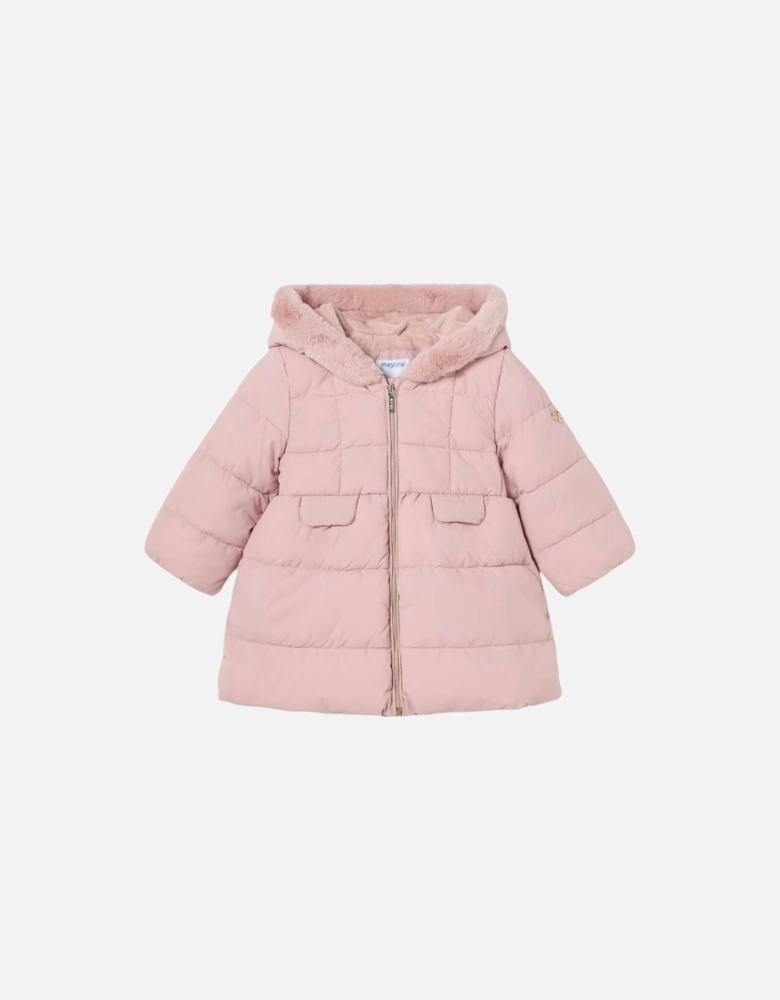 Pink Blush Puffer Coat