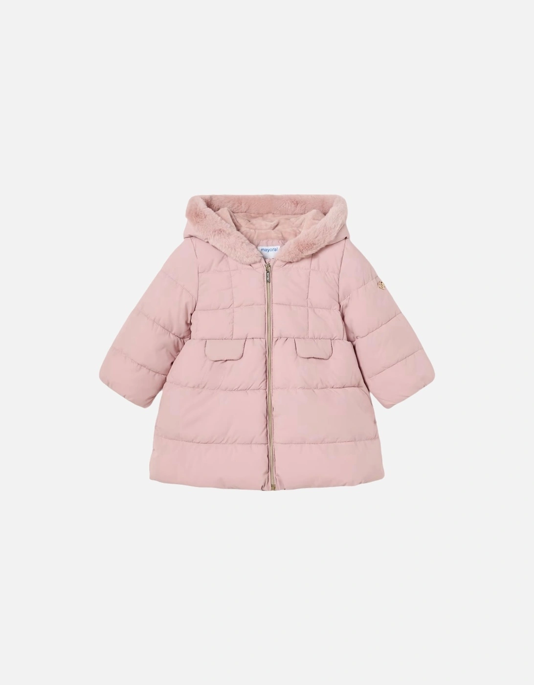 Pink Blush Puffer Coat, 4 of 3