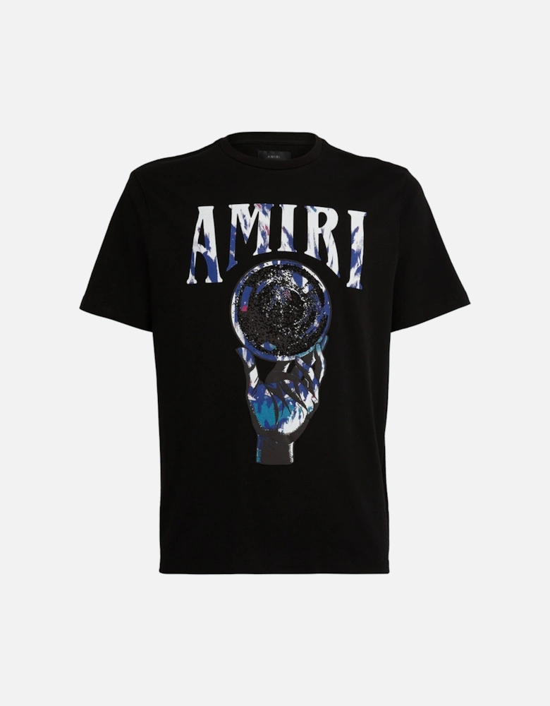 CRYSTAL BALL TEE BLACK