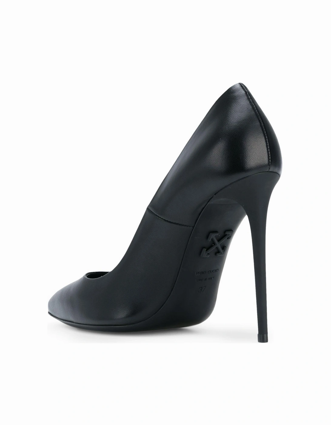 FOR WALKING LEATHER PUMPS BLACK