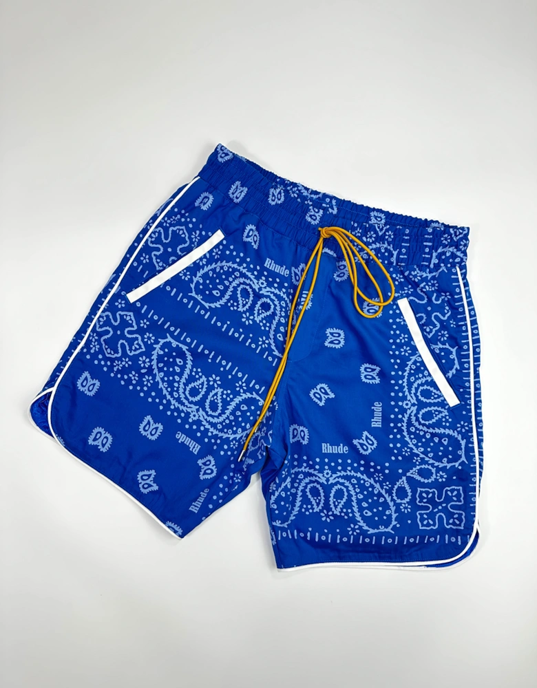 BANDANA SHORTS BLUE