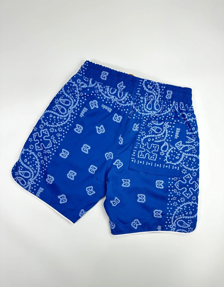 BANDANA SHORTS BLUE