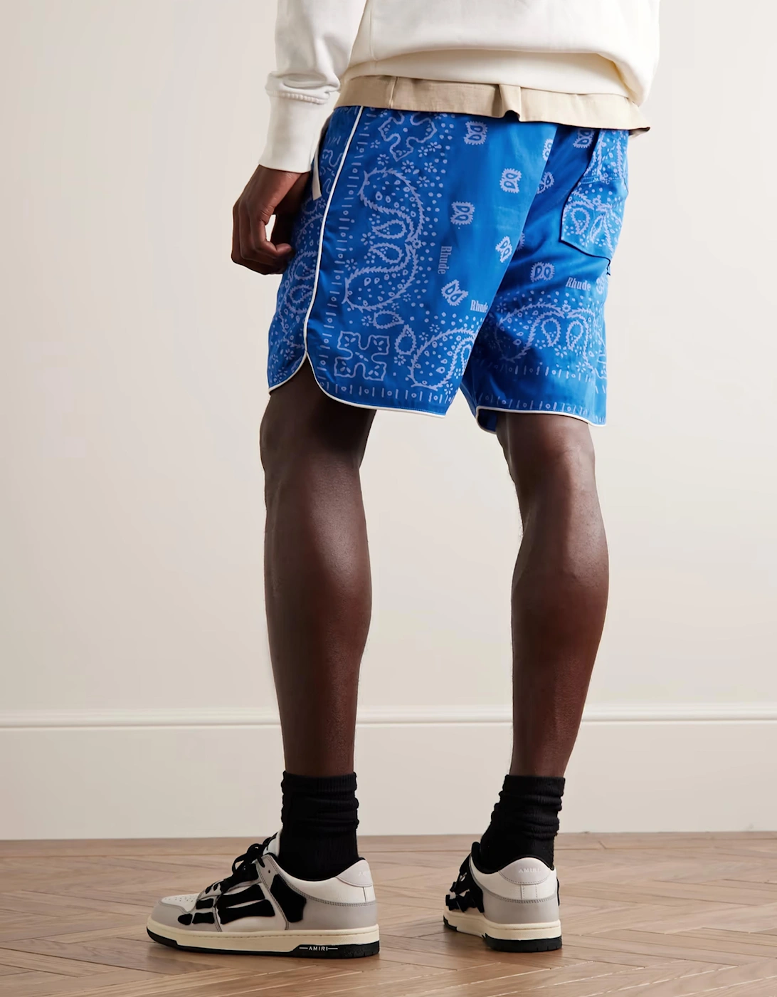 BANDANA SHORTS BLUE