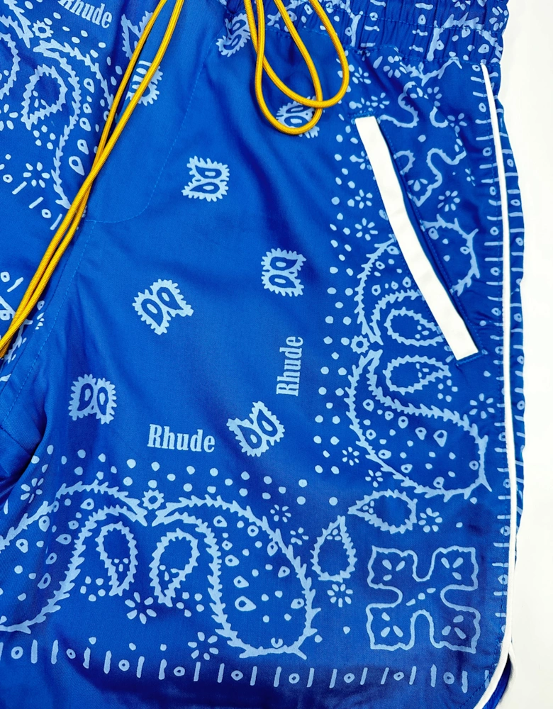 BANDANA SHORTS BLUE