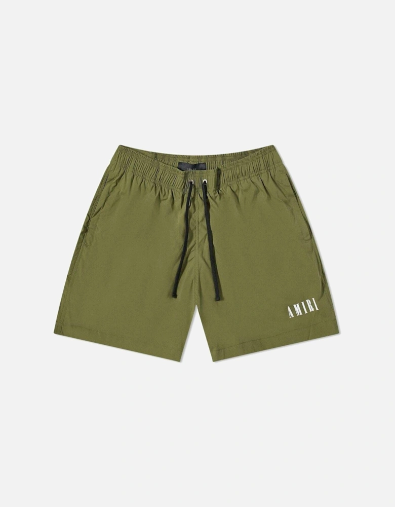 CORE LOGO SWIM SHORTS MILITARY GREEN