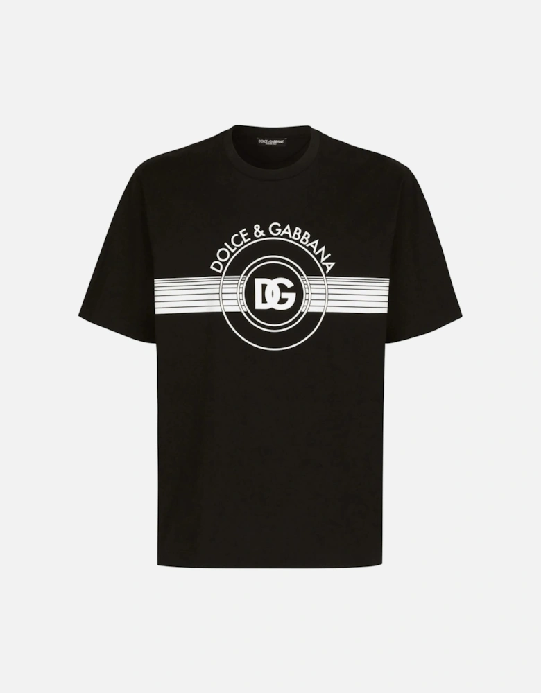 INTERLOCK DG LOGO TEE BLACK