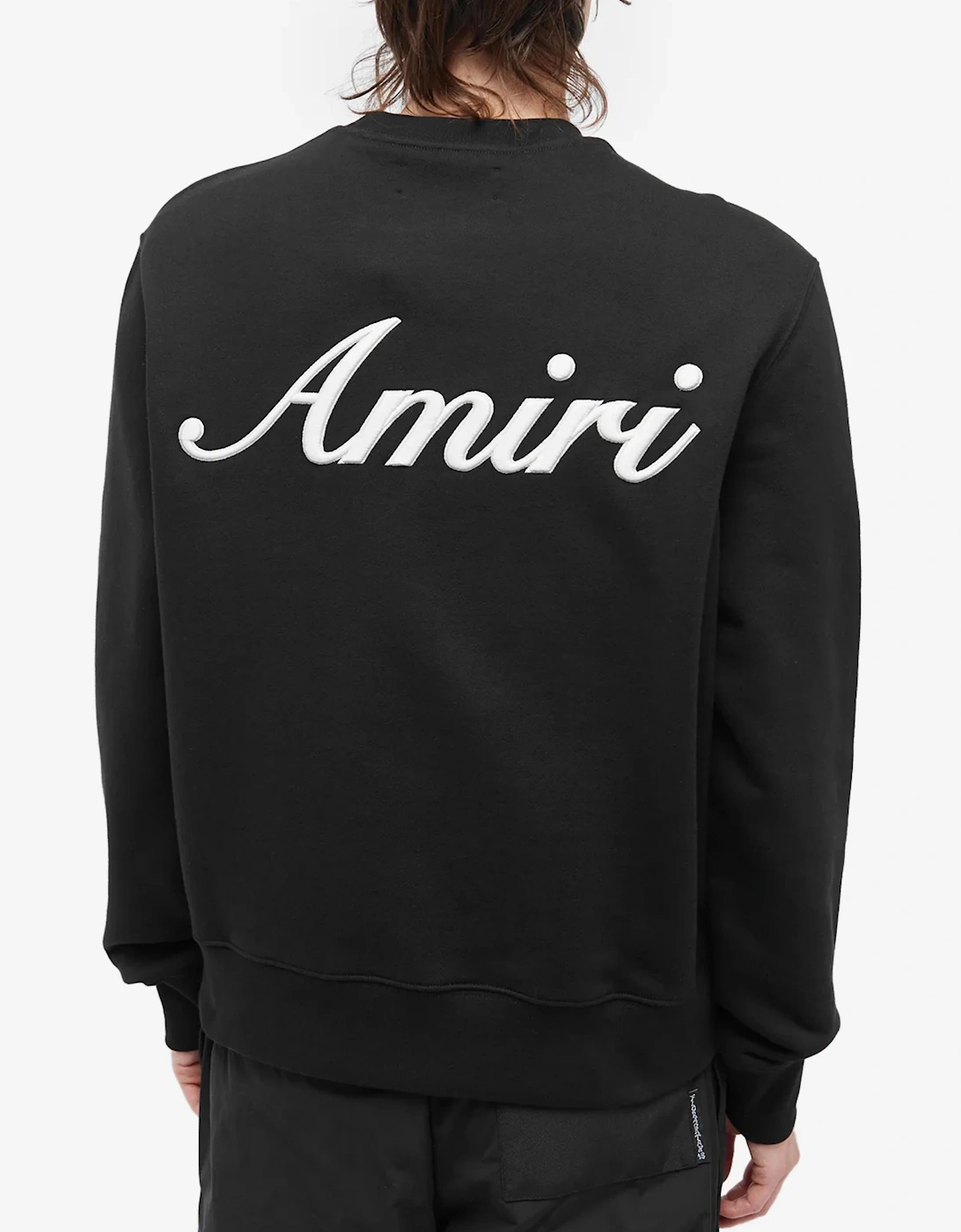 SCRIPT LOGO SWEATER BLACK