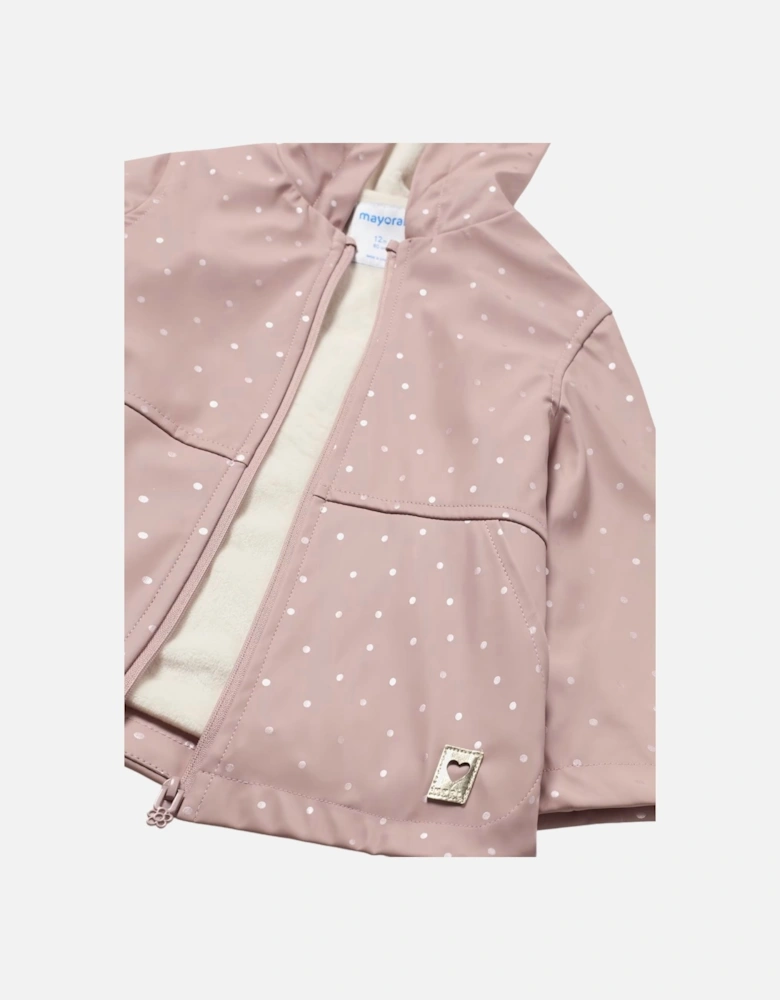 Pink Blush Rain Coat