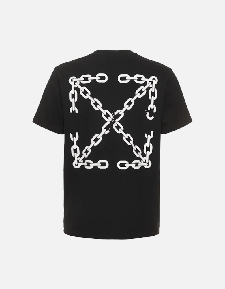 CHAIN ARROW TEE BLACK