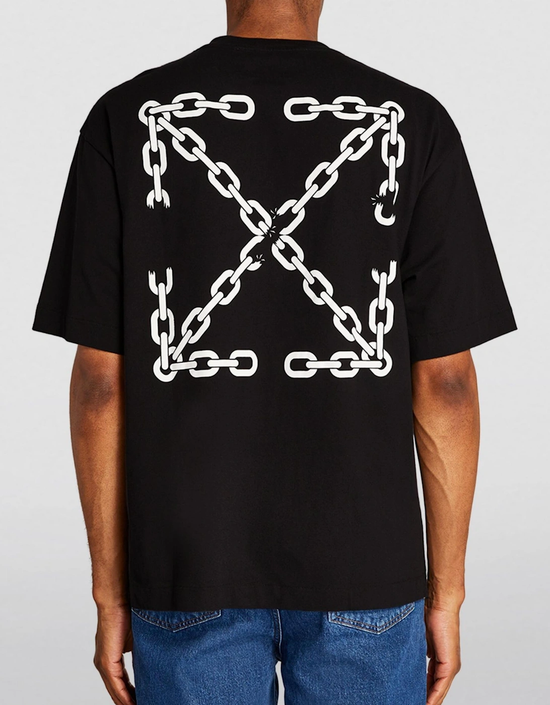 CHAIN ARROW TEE BLACK