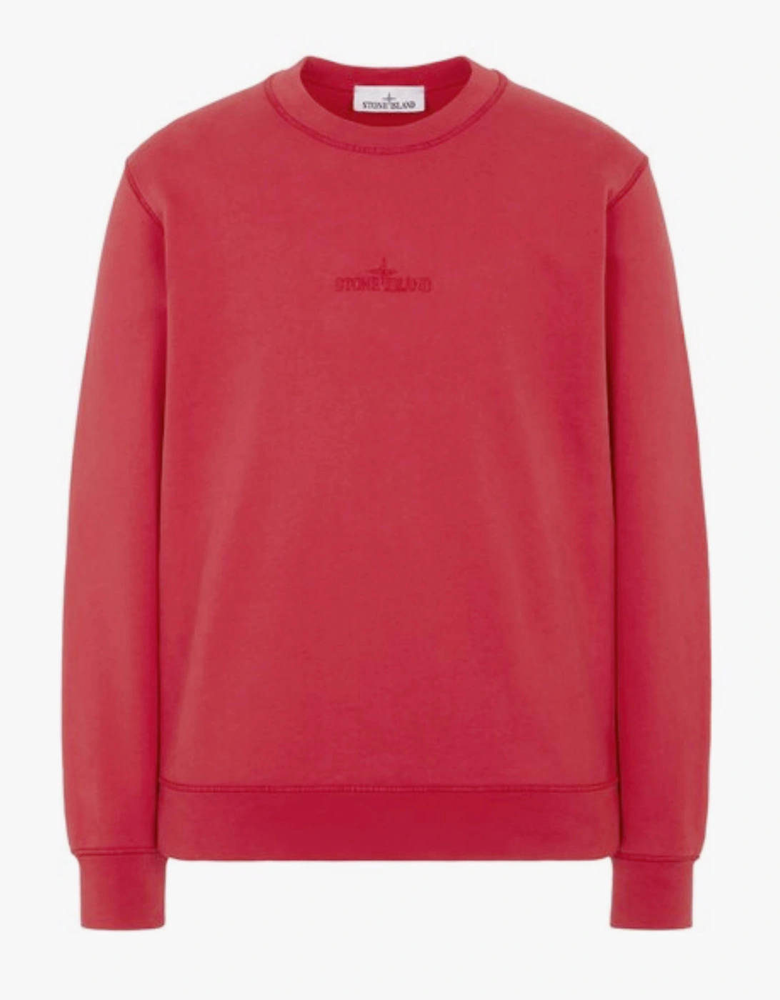 CHEST LOGO CREWNECK SWEATSHIRT RED, 3 of 2