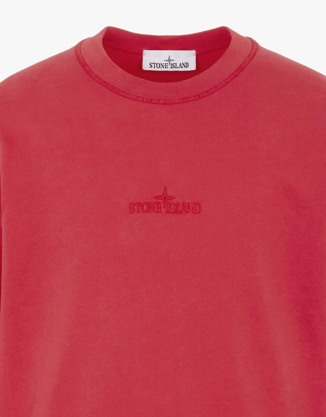 CHEST LOGO CREWNECK SWEATSHIRT RED