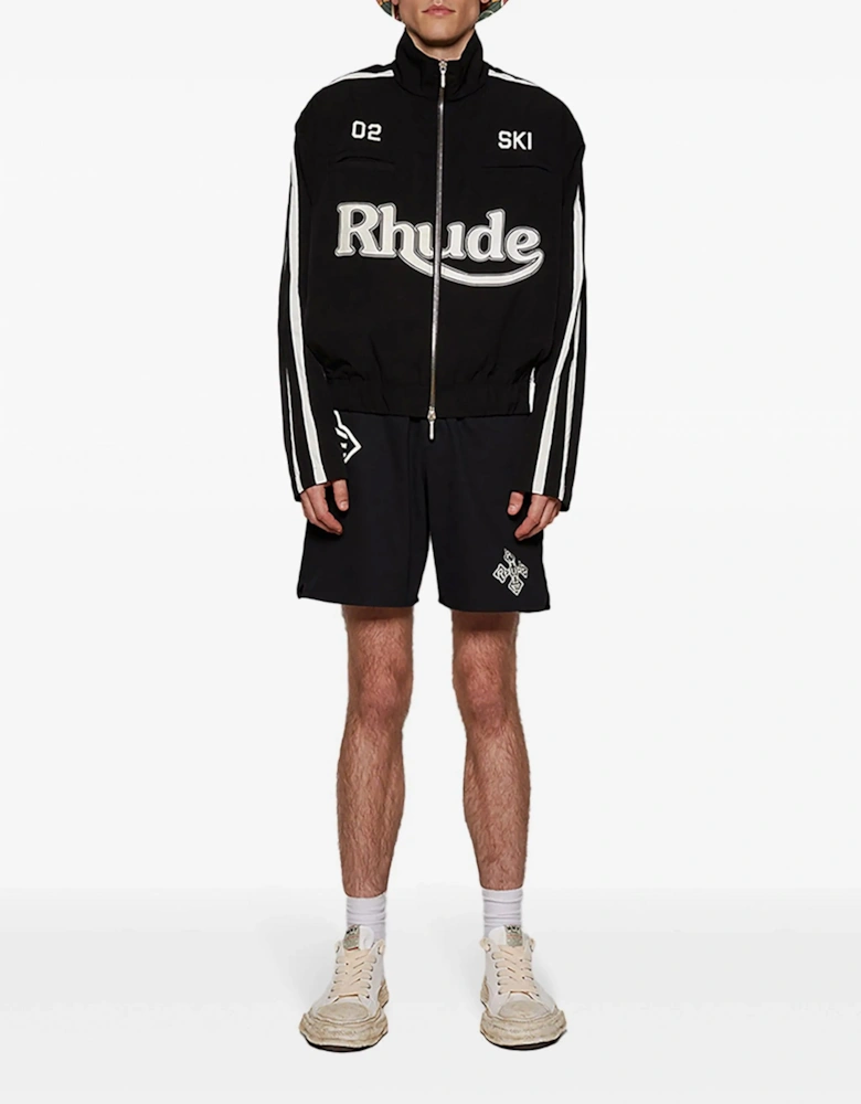 Cross Logo Twill Short Black