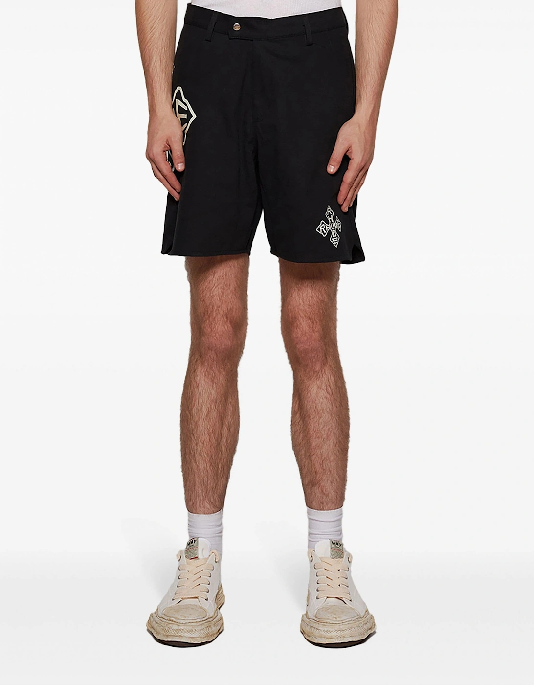 Cross Logo Twill Short Black