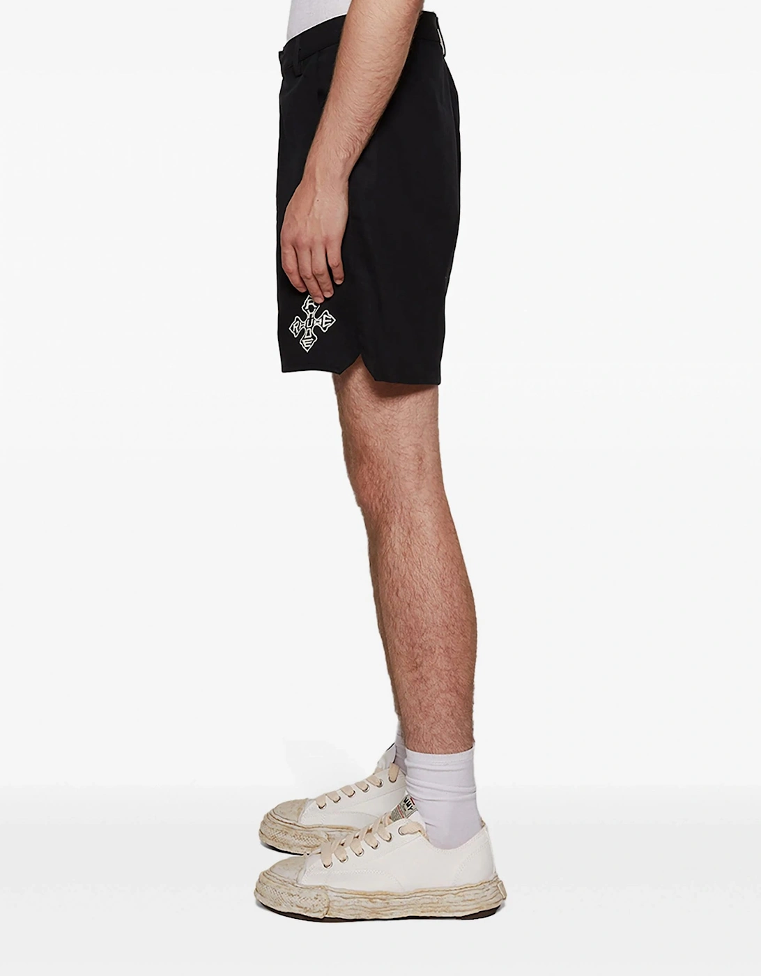 Cross Logo Twill Short Black