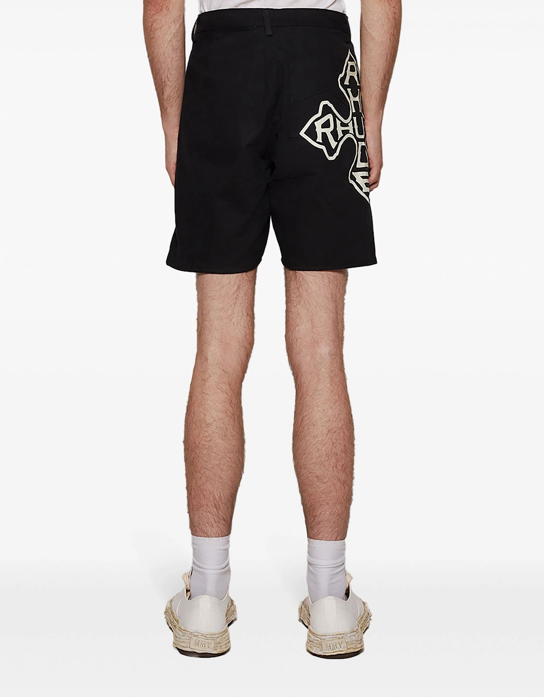 Cross Logo Twill Short Black