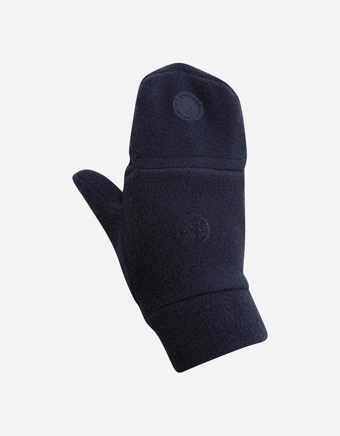 Childrens/Kids Fingerless Fleece Mittens, 5 of 4