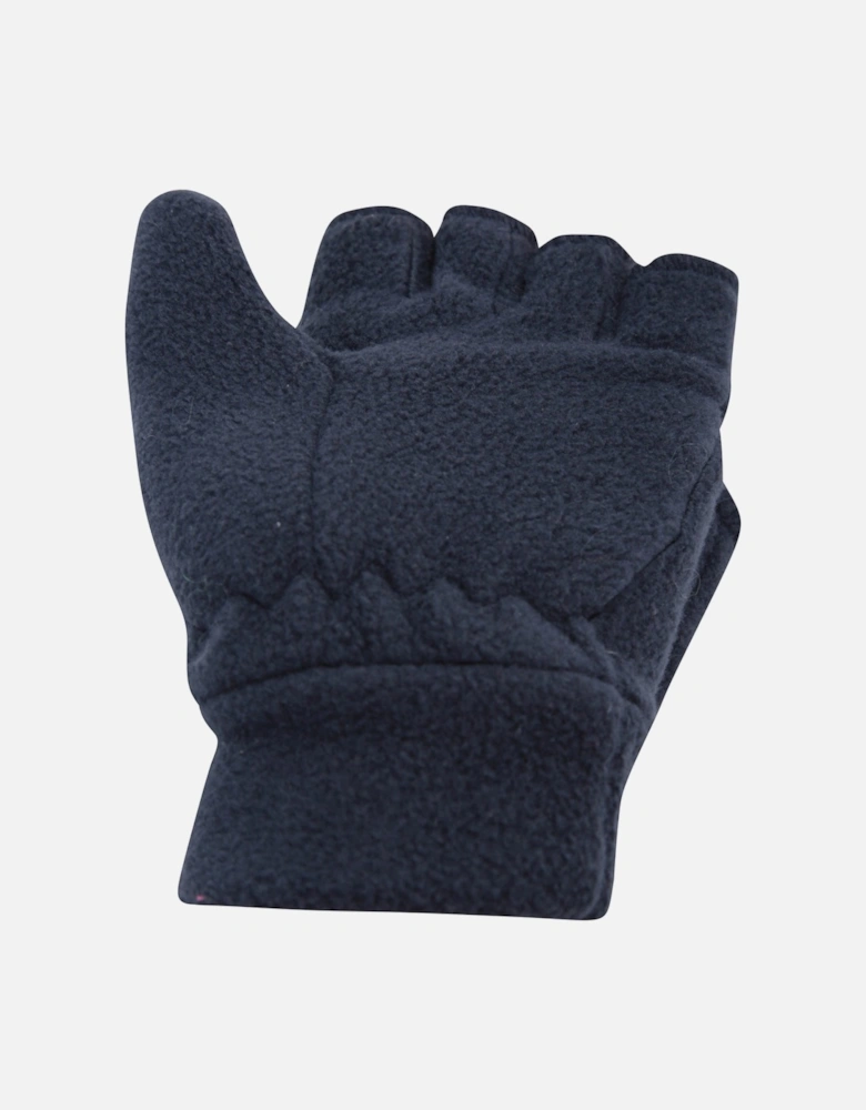 Childrens/Kids Fingerless Fleece Mittens