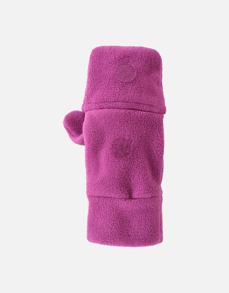 Childrens/Kids Fingerless Fleece Mittens