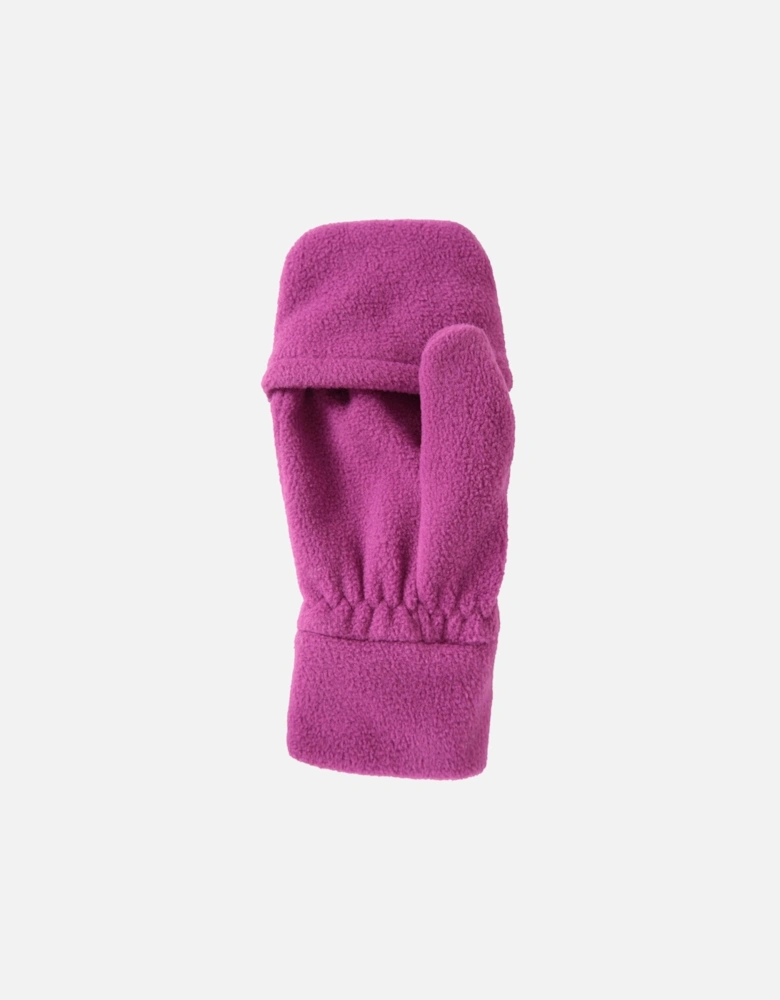 Childrens/Kids Fingerless Fleece Mittens