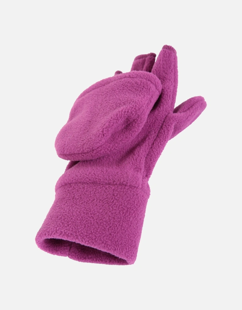 Childrens/Kids Fingerless Fleece Mittens