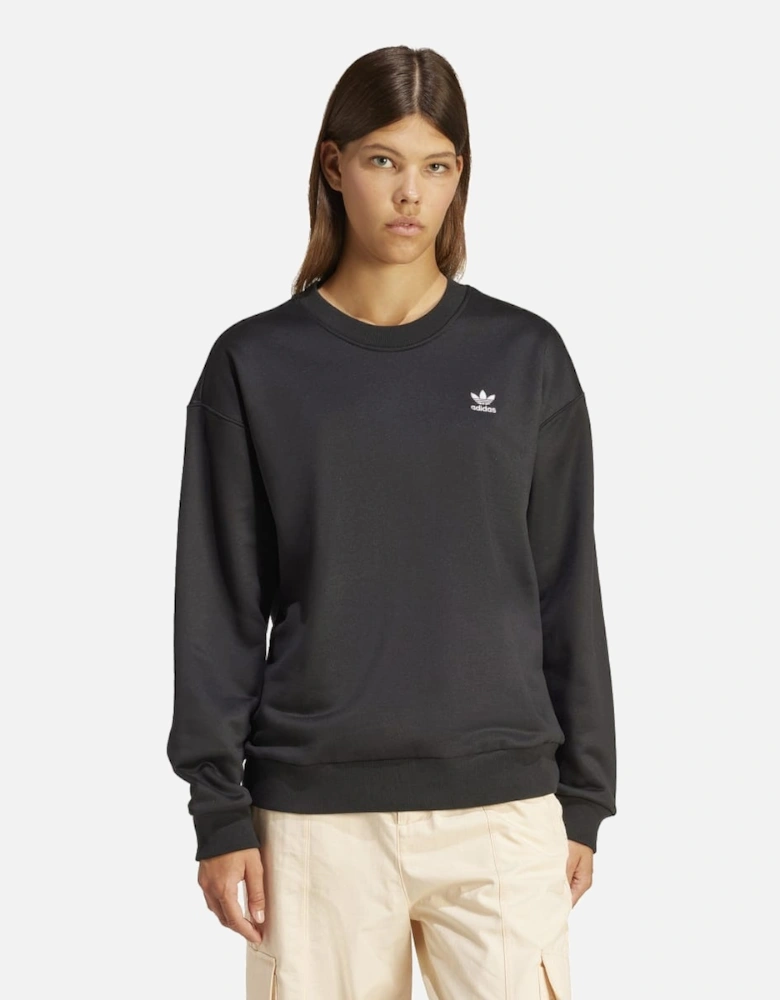 Trefoil Loose Crew Sweatshirt