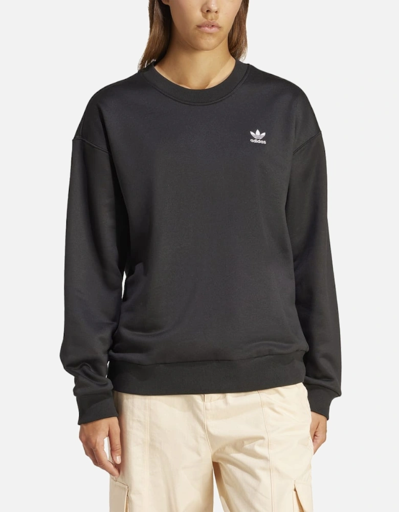 Trefoil Loose Crew Sweatshirt