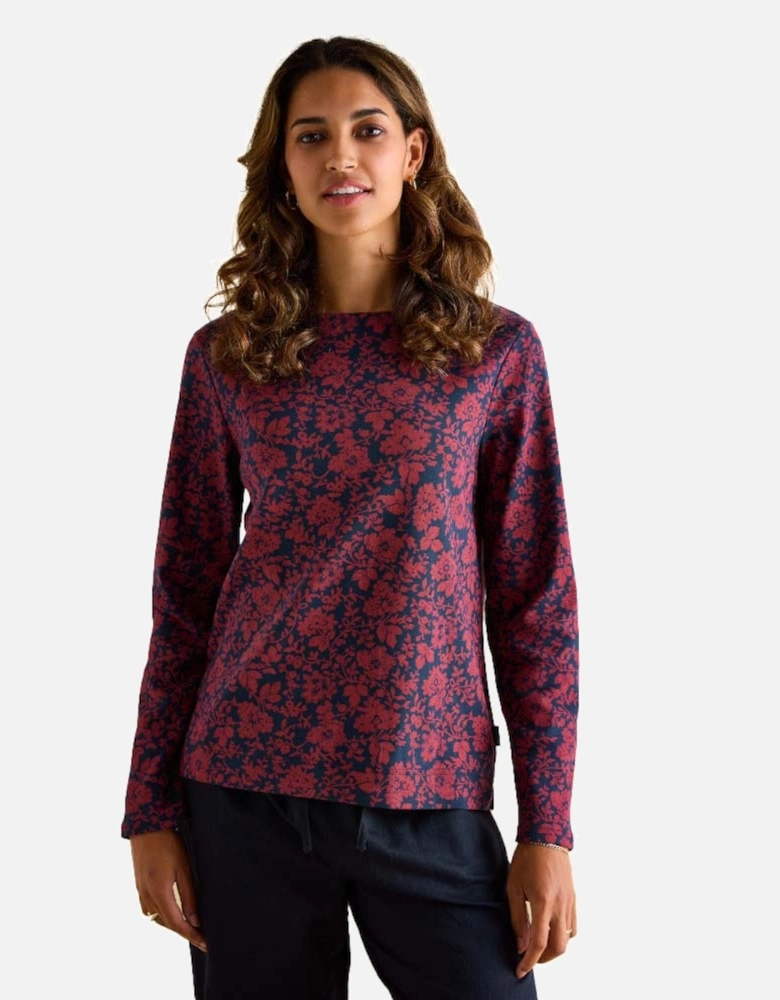 Womens Harbour Print Long Sleeve Top