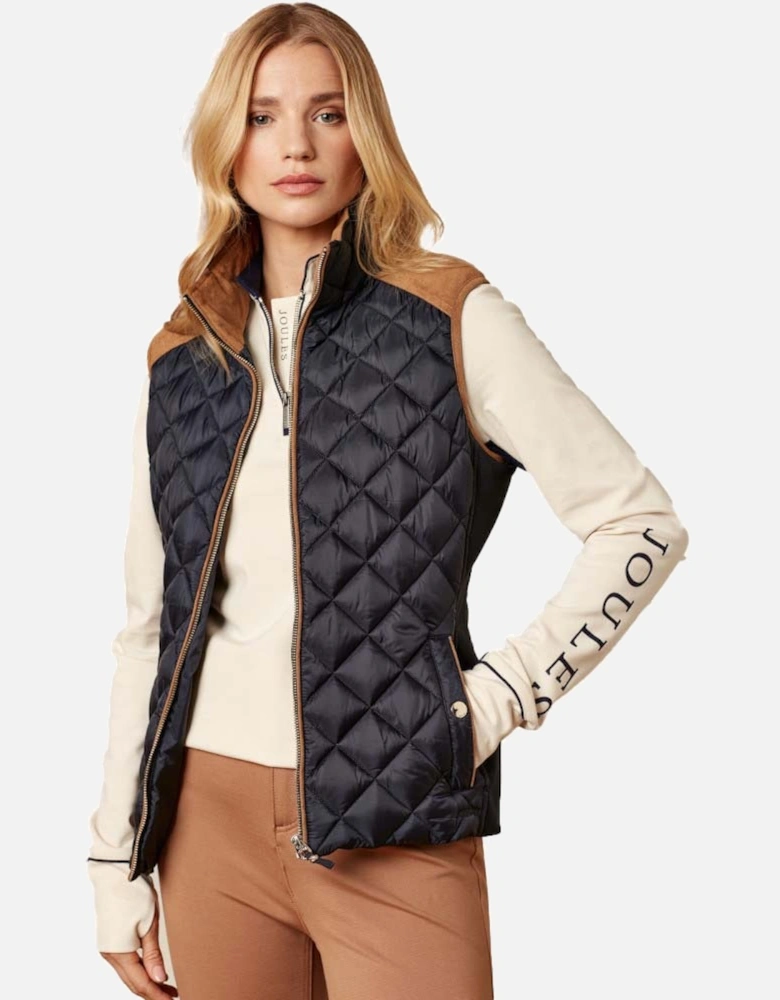 Womens Braemar Luxe Showerproof Diamond Quilted Gilet