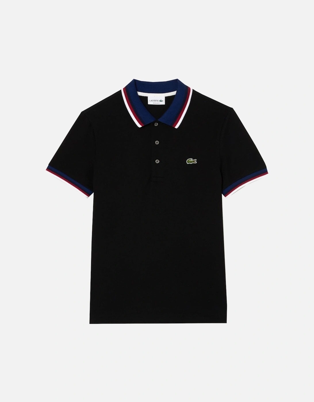 Men's Black Short Sleeved Polo Shirt, 3 of 2