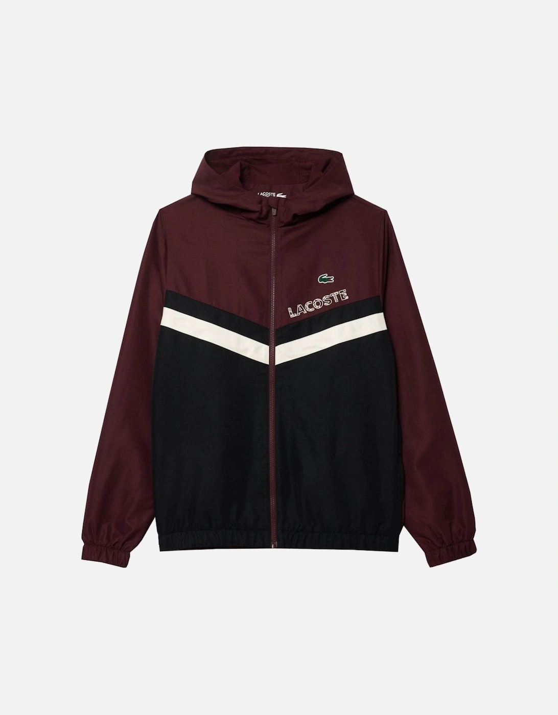 Men's Black and Bordeaux Tracksuit