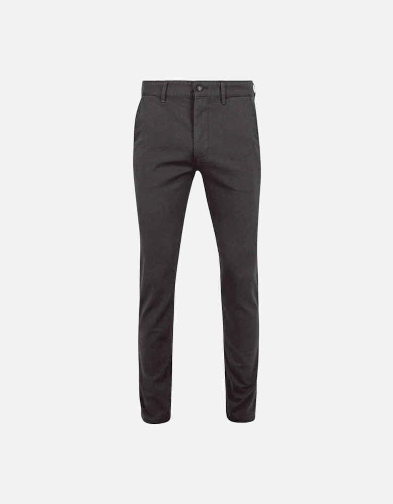 Cotton Slim Fit Dark Grey Chino