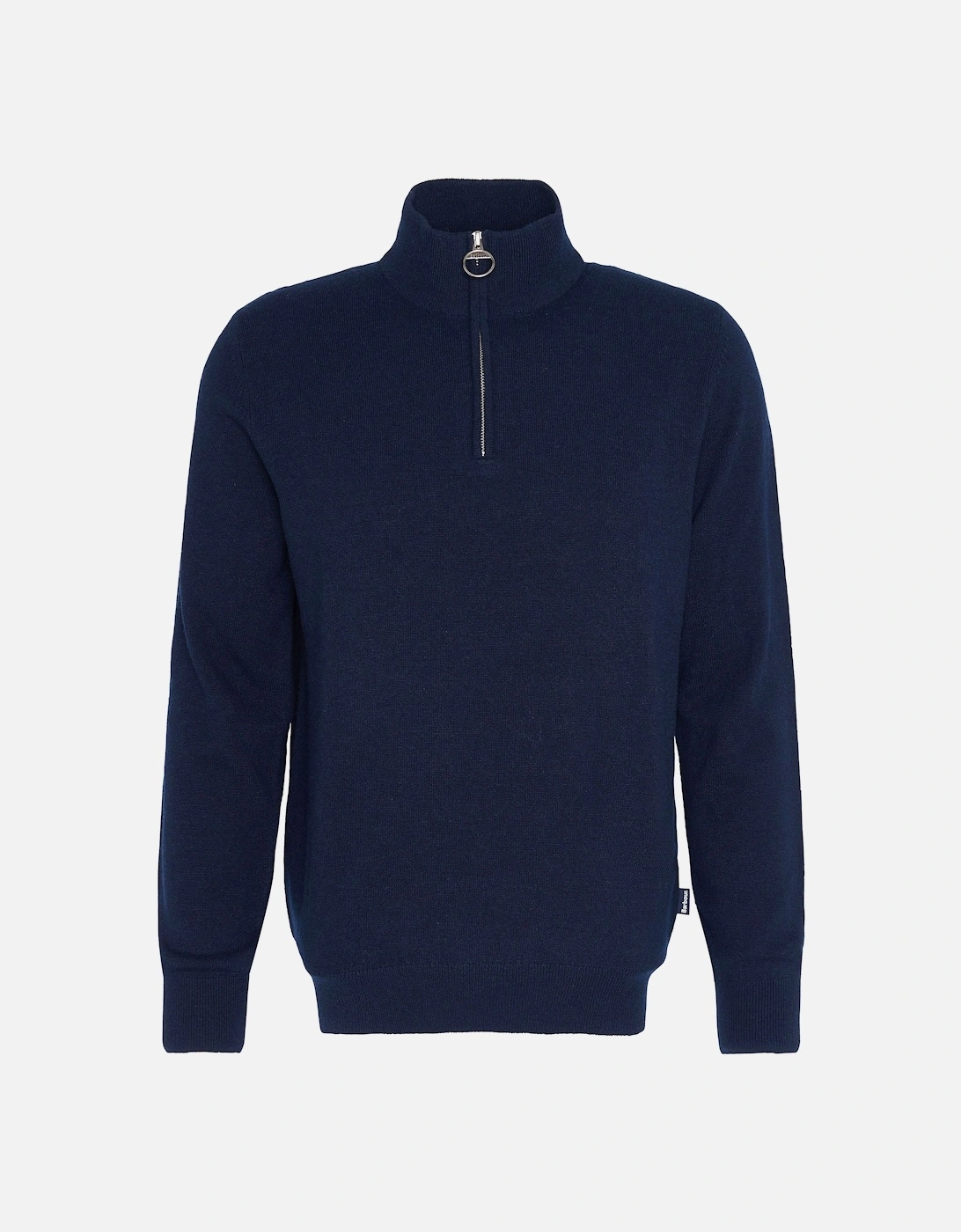 Marlow Half Zip Knitwear Navy, 5 of 4