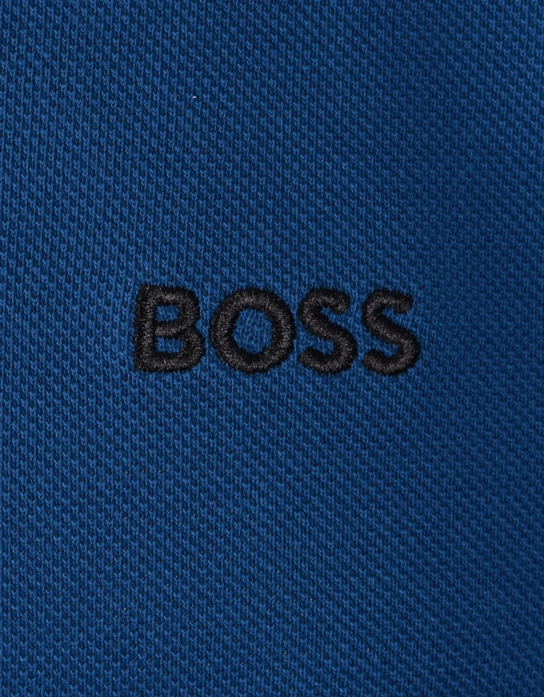 Boss Taddy T Shirt Open Blue