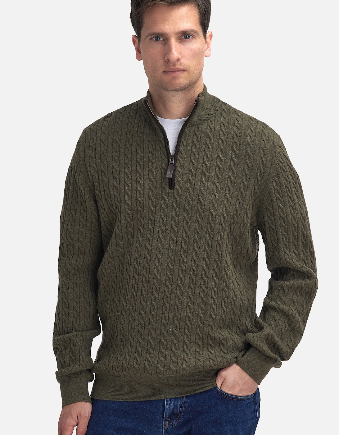 Ramsden Half Zip Ivy Green