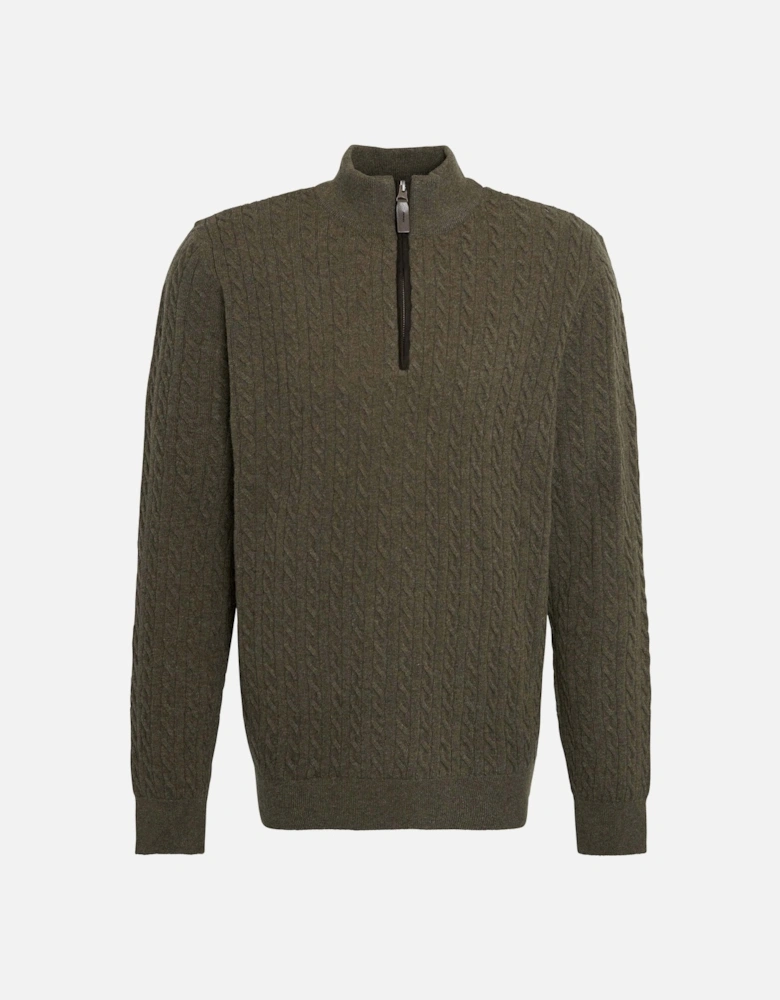 Ramsden Half Zip Ivy Green