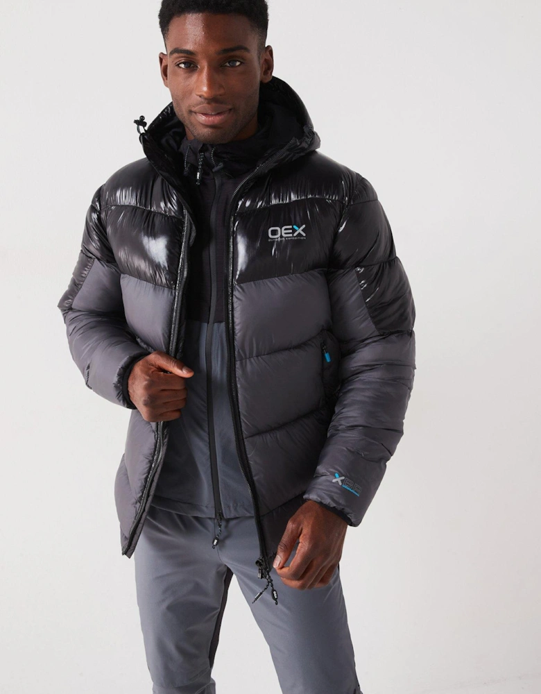 Men's Munro Puffer Jacket - Dark Grey