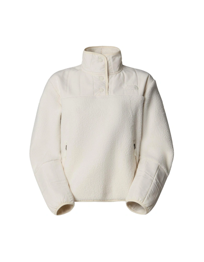 Womens Cragmont Fleece 1/4 Snap - Beige