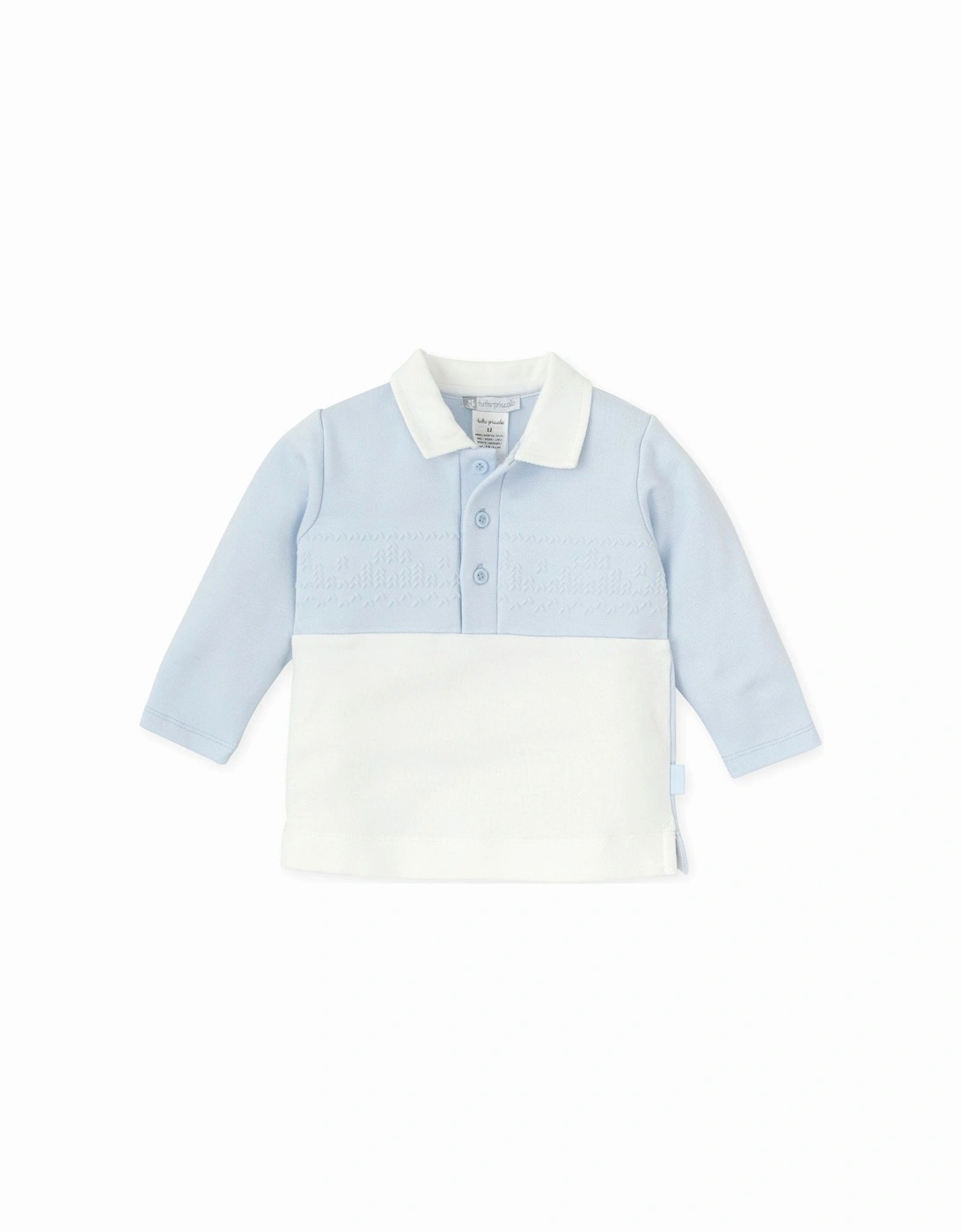 Pale Blue Soft Polo Top, 5 of 4