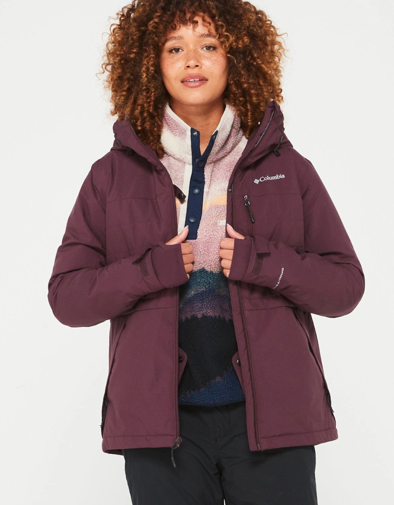 Women's Powdered Peak Insulated Ski Jacket - Purple