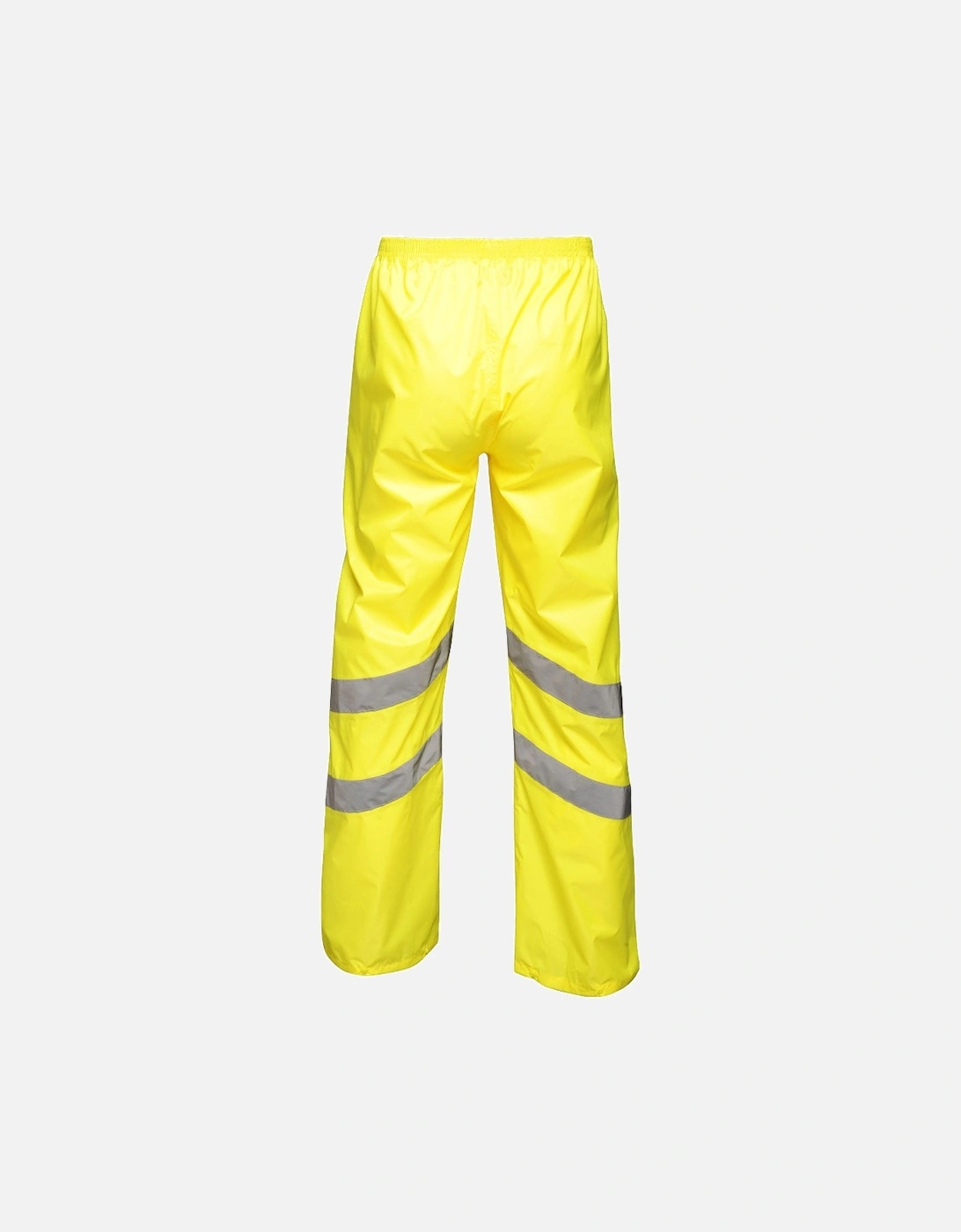 Mens Hi Vis Pro Packaway Waterproof Work Trousers