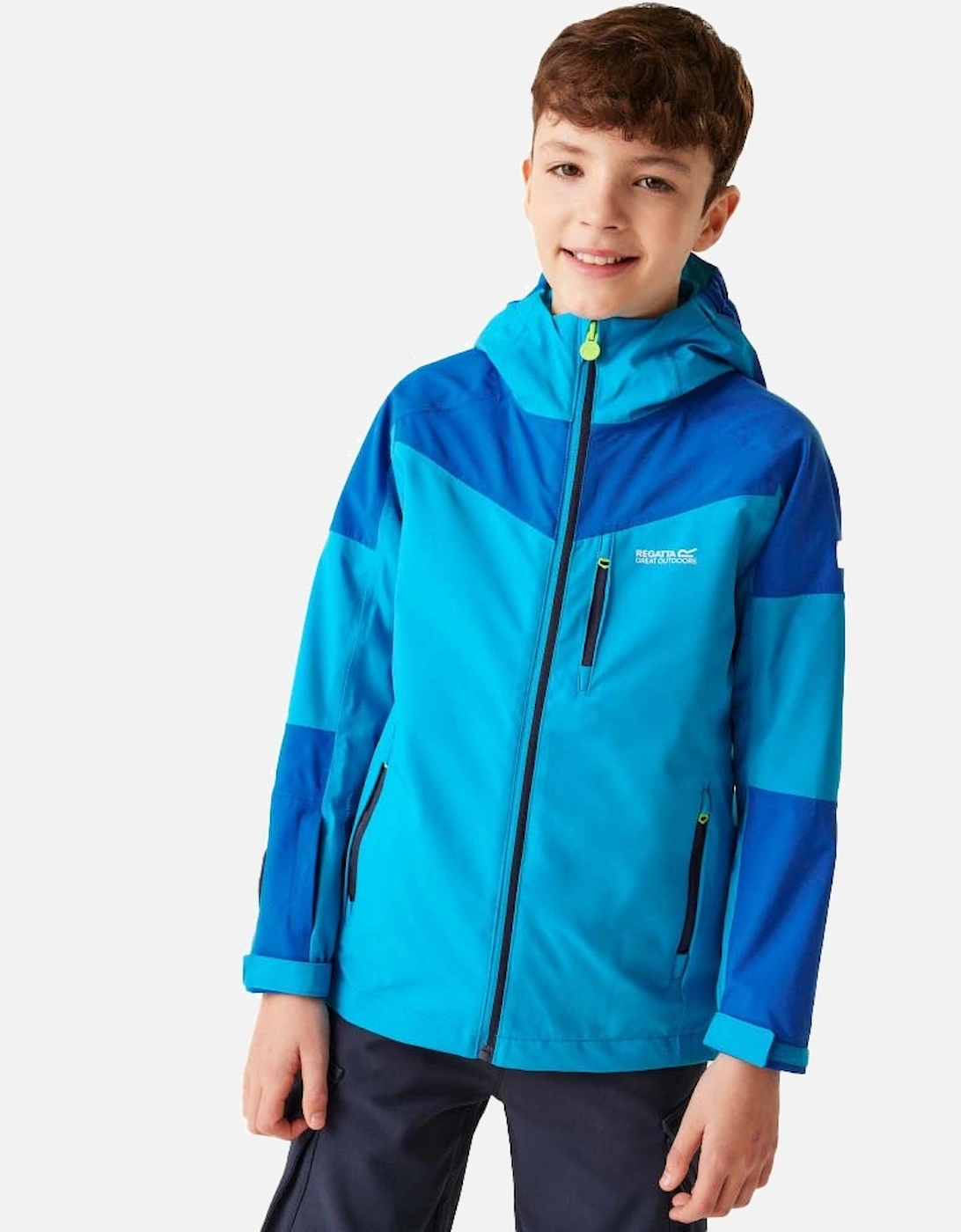 Boys Trekktain 3in1 Full Zip Waterproof Jacket, 5 of 4