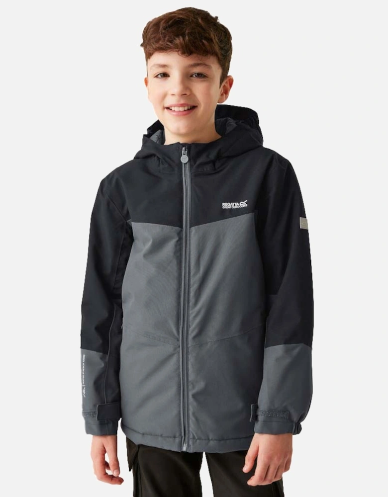 Boys Highton V Full Zip Padded Waterproof Jacket