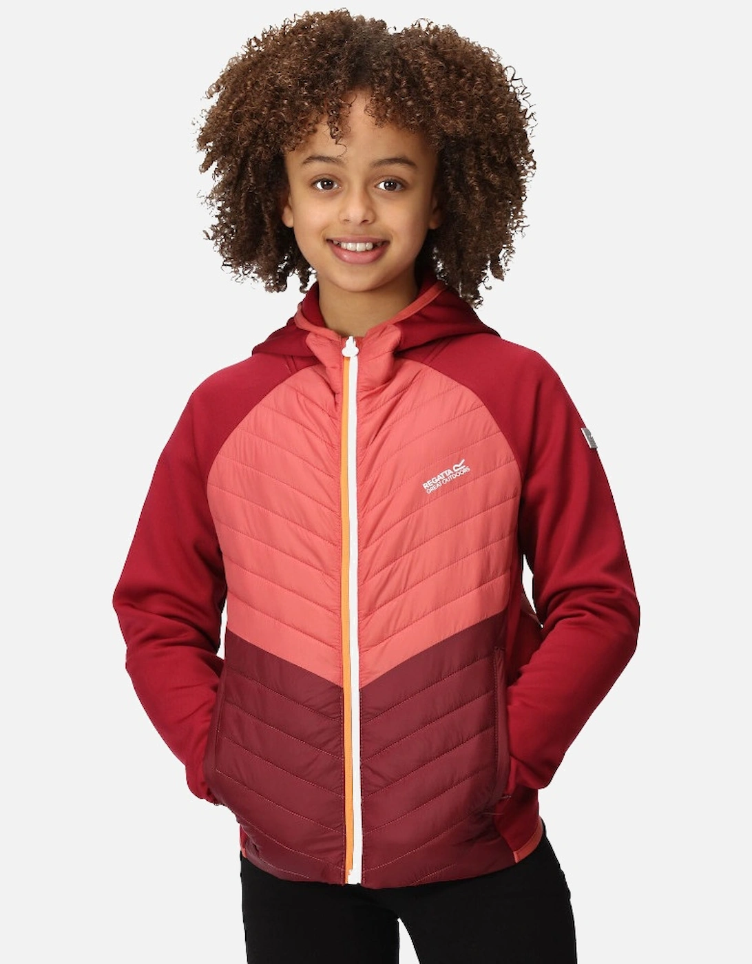 Girls Kielder Hybrid VII Padded Full Zip Jacket, 5 of 4