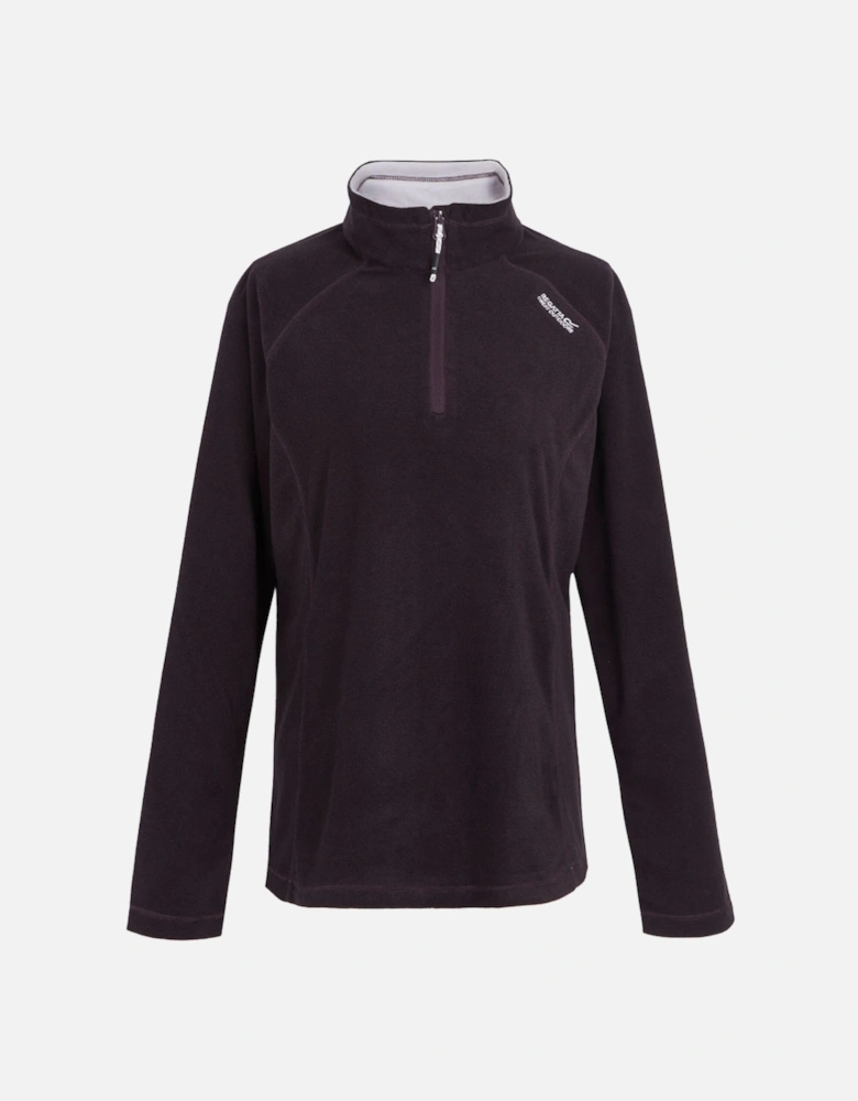 Womens Montes Half Zip Lightweight Microfleece Top