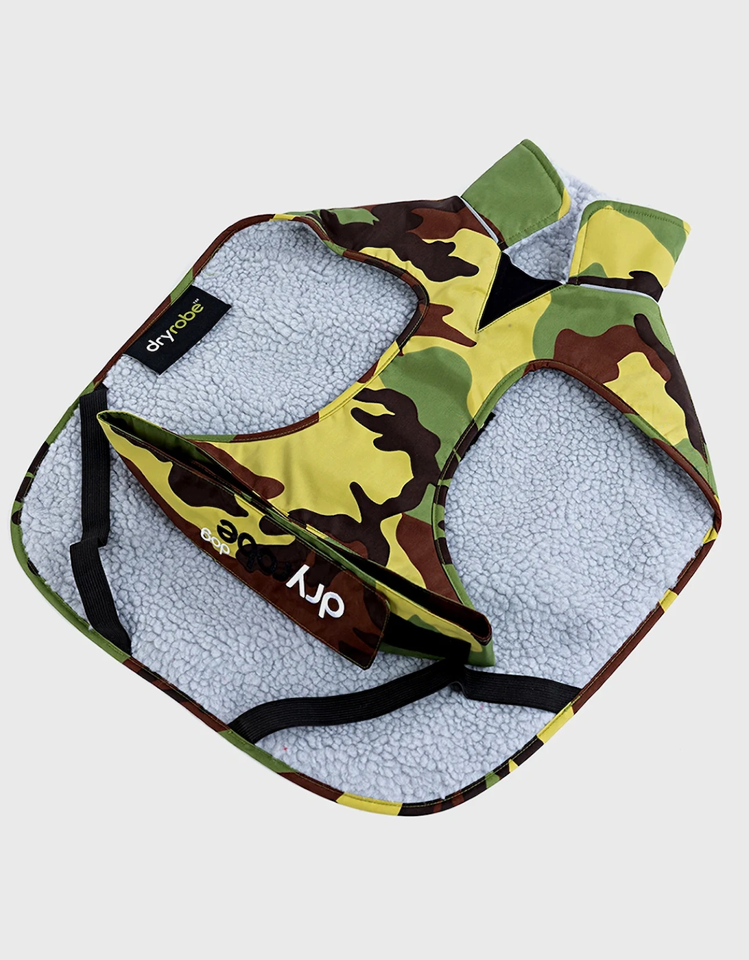 Dog Coat Camo Grey