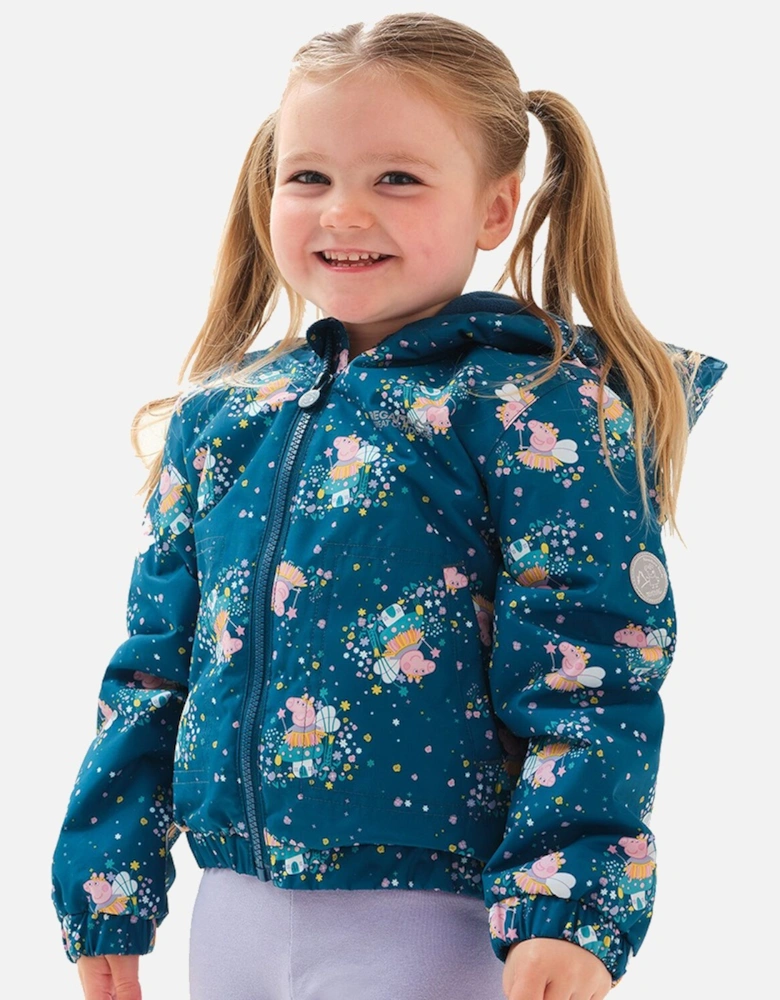 Girls Peppa Muddy Puddle Waterproof Insulated Coat